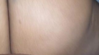 Amateur Black BBW Bends Her Big Ass Over And Gets Fucked Til She Squirts On BBC Then Gets A Creampie