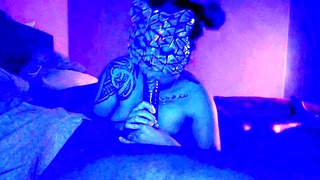 Asian Sucks Off BBC At Night