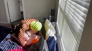 BBC Cums In PAWG. Milf Orgasm On Cock. Female Orgasm / Cream Pie