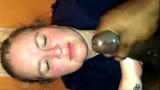 Black BBC Busts Nut On Ssbbw BBW Granny Mature Julie With Tongue Ring Atl