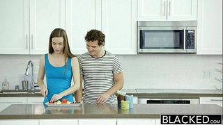 Blacked Tali Dovas Boyfriend Lets Her Try A Big Black Cock
