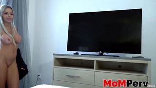 Busty Blonde Stepmom Nina Elle Desires Stepsons BBC