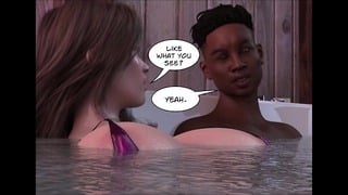 Busty Brunette Cheats & Fucks Her Best Friends Teenaged BBC 3D Comic