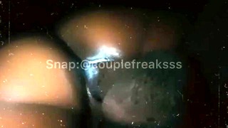College Ebony Teen Gets Creampied By BBC