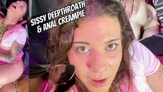 Femboy Sissy Does Deepthroath And Anal Creampie BBC – Full Video On Of/Emmaink13