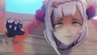 Genshin Impact’s Noelle Loves Fucking In BDSM Toys Gangbanged By A Group Of Hilichurls 60 Fps
