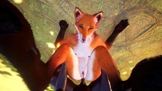 Grab Her By The Tail And Fuck Her In The Ass With BBC Furry Fox Yiff 3D POV Hentai