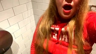 I Film Myself While I Masturbating In Public Toilet