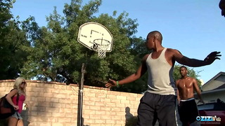 Instead Of Playing Basketball He Rushes Inside To Plow The White Blonde With His BBC