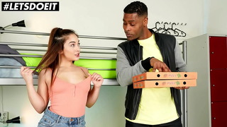 – Ginebra Bellucci & Darrell Deeps Spanish Teen Gets BBC From Delivery Guy