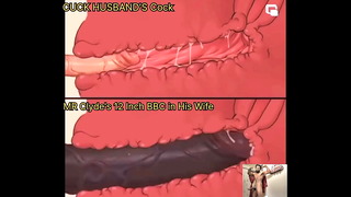 Mr Clyde’s 12 Inch BBC Vs Cuckold Husbands Cock