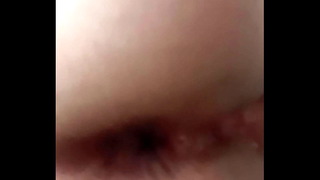 POV Slutty Hot Wife BBC Anal Cream Pie Gaping Holes
