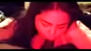 Pretty Latina BBW Sucking BBC