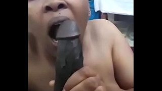 Sexy Ebony Suck And Milk My BBC