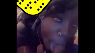 Slutty Ebony Gives Nasty Head To BBC