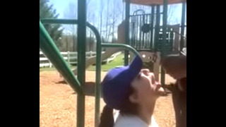 Submissive Latina Skipping Class To Deepthroat BBC At The Park