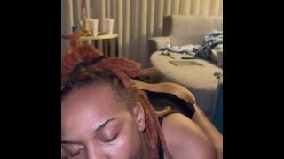 Sucking Dick & Balls, Licking Gooch Sloppy With Cock Ring BBC + Ebony Married Poly Couple