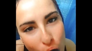 Sucking Your BBC In A Public Toilet