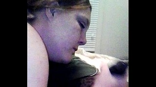 White Chubby Redhead Slut Rides BBC Like A Pro