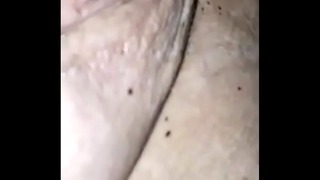 White Pierced Shaved Pussy Takes Creampie From BBC