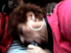 Redhead Granny sucks my BBC