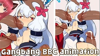 Gangbang BBC to petite anime furry slutty (Harriet Bunny animation) – Jazziuu