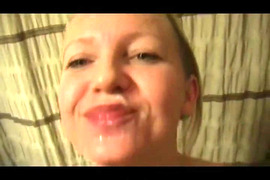 BBC facial in amateur blonde girl from DateFree.eu