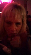 Blonde mature takes huge facial from bbc