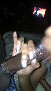 Ebony slut super sloppy BBC blowjob